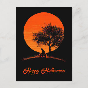 Tarjeta postal de felicitación de Halloween espelu