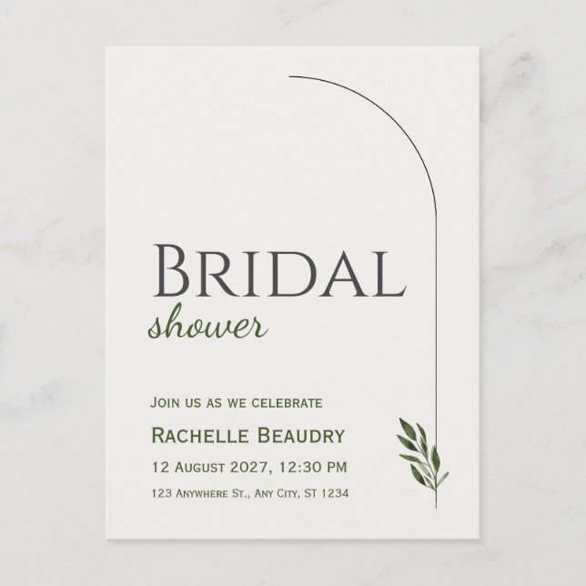 Tarjeta postal de felicitaciones de boda floral cl (Anverso)
