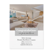 Tarjeta Postal De Felicitaciones Para Tu Nuevo Hog