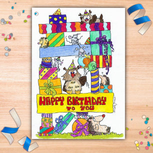 Tarjeta postal de FELIZ CUMPLEAÑOS de Nicole Janes