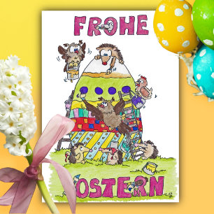 Tarjeta postal de Feliz Pascua de Resurrección ale
