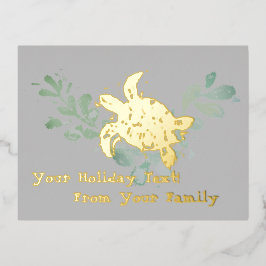 Tarjeta postal de feriado de Relieve metalizado de