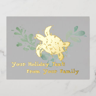 Tarjeta postal de feriado de Relieve metalizado de