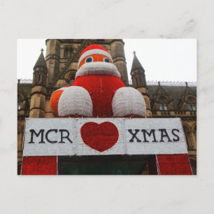 Tarjeta postal de feriado para Navidades de Manche