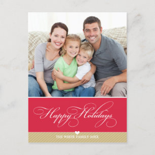 TARJETA POSTAL DE FESTIVIDAD: tipo encantador 3