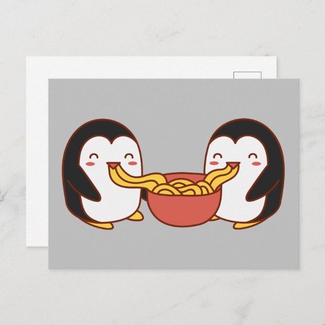 Tarjeta postal de fideos para Personalizados de Ka (Anverso / Reverso)