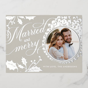Tarjeta postal de fiesta con caligrafía elegante y