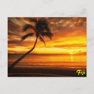 Tarjeta postal de Fiji Sunset
