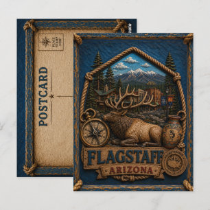 Tarjeta postal de Flagstaff Arizona Viajes Antiguo