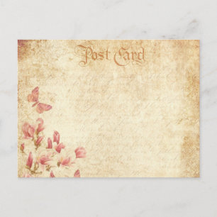 Tarjeta postal de flor de árbol tulipán