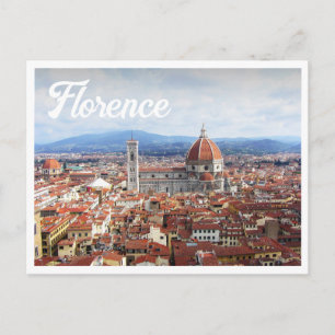 Tarjeta postal de Florencia Italia