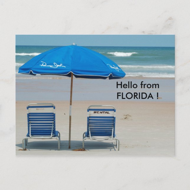 Tarjeta postal de Florida (Anverso)