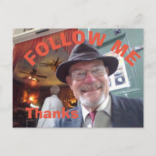 Tarjeta postal de Follow Me Cafe