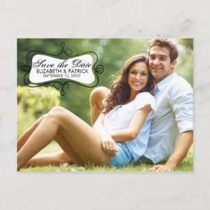 Tarjeta Postal de Foto de Ahorro de Fecha Divertid