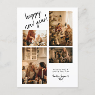 Tarjeta postal de foto de Año Nuevo moderna