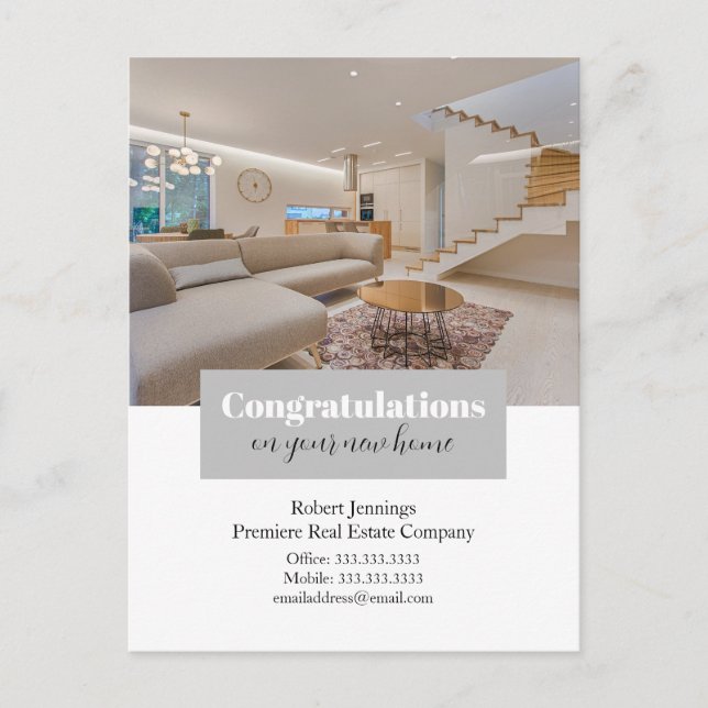 Tarjeta Postal De Foto De Felicitaciones Por Tu Nu (Anverso)