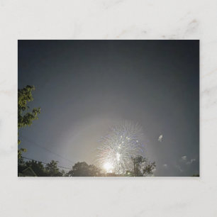 Tarjeta Postal de Foto de Fuegos Artificiales