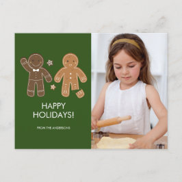 Tarjeta postal de foto de hombres de jengibre