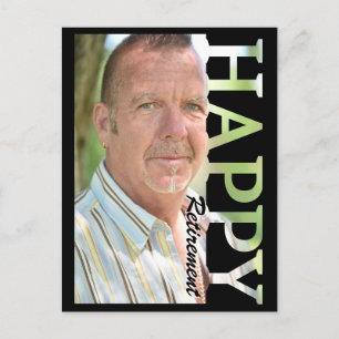 Tarjeta postal de foto de jubilación   Jubilación 