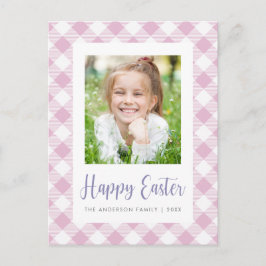 Tarjeta postal de foto de Pascua feliz