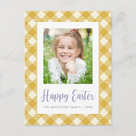 Tarjeta postal de foto de Pascua feliz