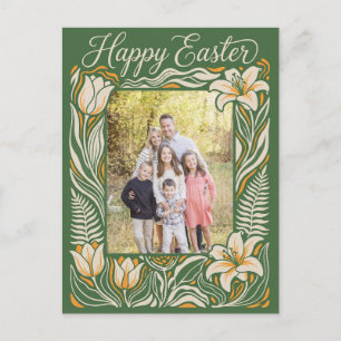 Tarjeta postal de foto de Pascua floral - Botani p