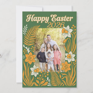 Tarjeta postal de foto de Pascua floral - Botani p
