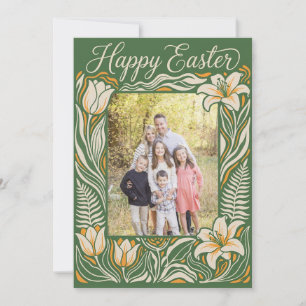 Tarjeta postal de foto de Pascua floral - Botani p