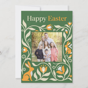 Tarjeta postal de foto de Pascua floral - Botani p