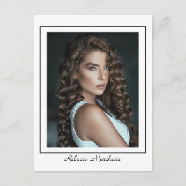 Tarjeta Postal de Foto de Promoción de Actor con B
