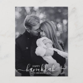 Tarjeta postal de foto de vacaciones Feliz Hanukka