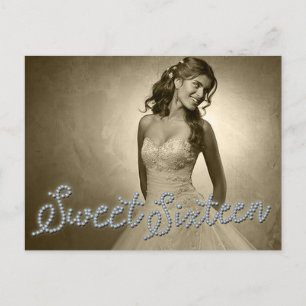 Tarjeta postal de FOTO GLAMOUR DE DIAMANTE DE DIEC
