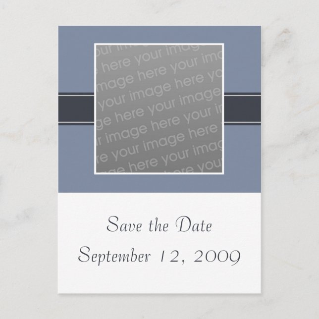 Tarjeta postal de foto para guardar la fecha (Anverso)