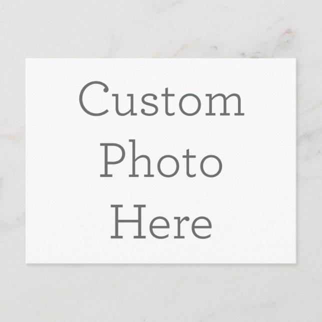 Tarjeta postal de foto personalizada (Anverso)
