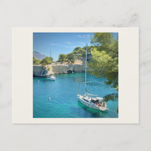 Tarjeta postal de fotografía de Bahía Turquesa y v