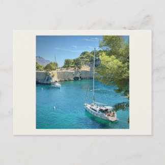 Tarjeta postal de fotografía de Bahía Turquesa y v