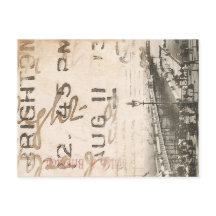 Tarjeta postal de fotografía de Pier de Brighton V