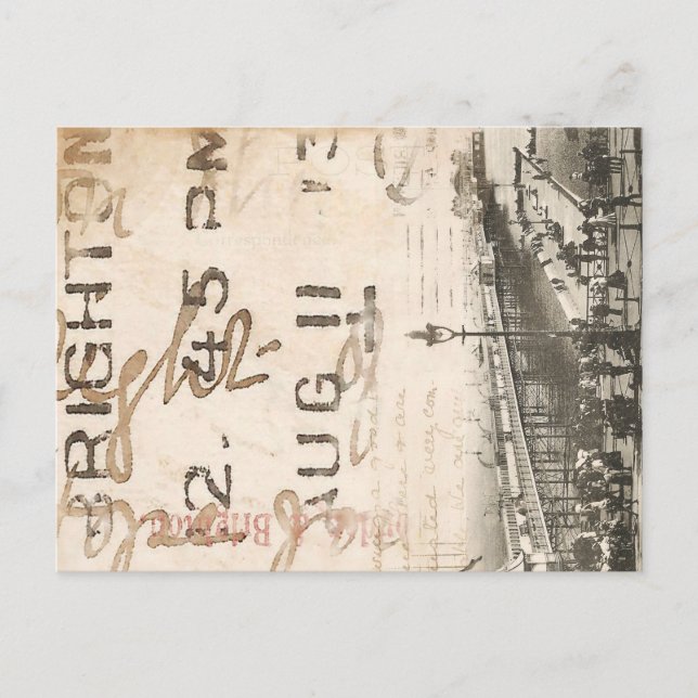 Tarjeta postal de fotografía de Pier de Brighton V (Anverso)