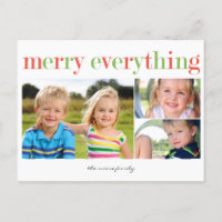 Tarjeta postal de fotos de ferry Everything Holida