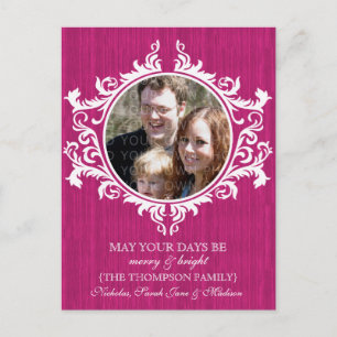 Tarjeta postal de fotos de vacaciones de natación 