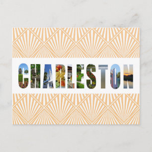 Tarjeta postal de fotos de viajes de Charleston So