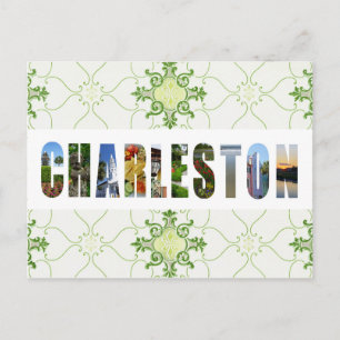 Tarjeta postal de fotos de viajes de Charleston So