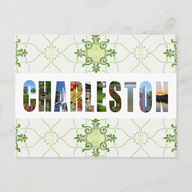 Tarjeta postal de fotos de viajes de Charleston So (Anverso)