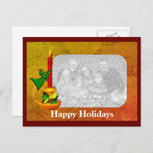 Tarjeta postal de fotos navideñas de Navidades de