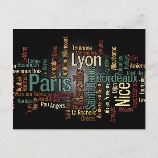 Tarjeta postal de FRANCIA (Anverso)