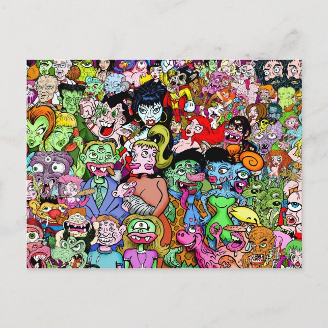 Tarjeta postal de Freaks para Sideshow (Anverso)