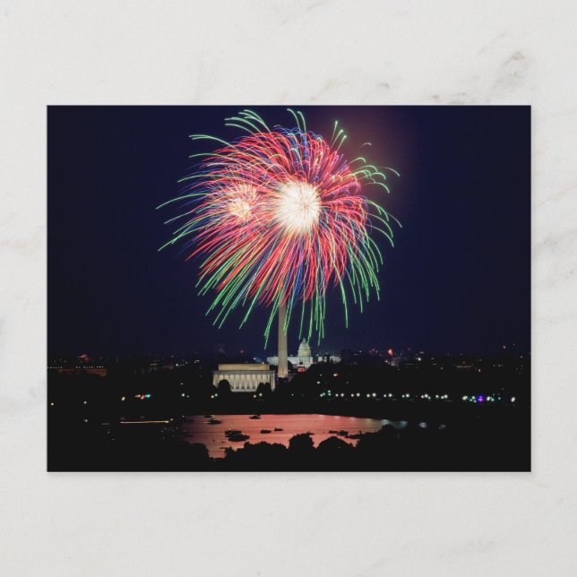 Tarjeta postal de fuegos artificiales (Anverso)