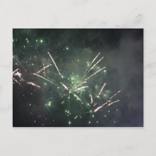 Tarjeta Postal de Fuegos Artificiales