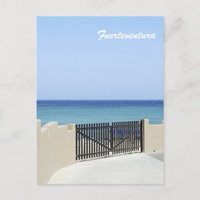Tarjeta postal de Fuerteventura (Anverso)