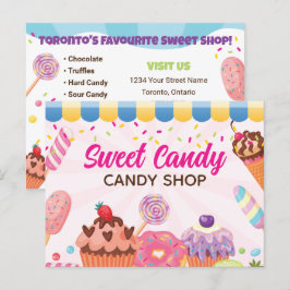 Tarjeta postal de Fun Candy Shop